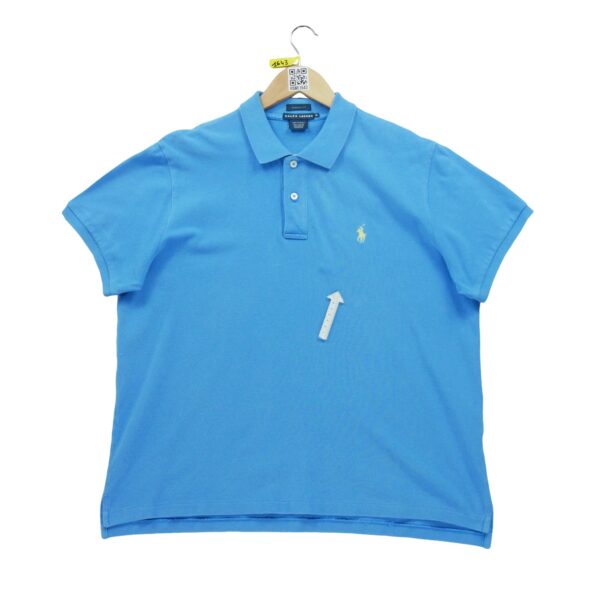 Polo manches courtes homme bleu clair Polo Ralph Lauren Col Polo