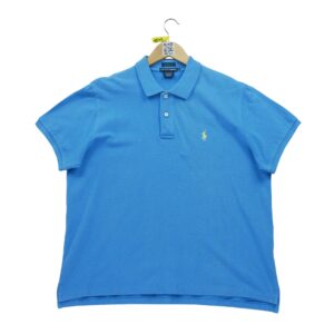 Polo manches courtes homme bleu clair Polo Ralph Lauren Col Polo