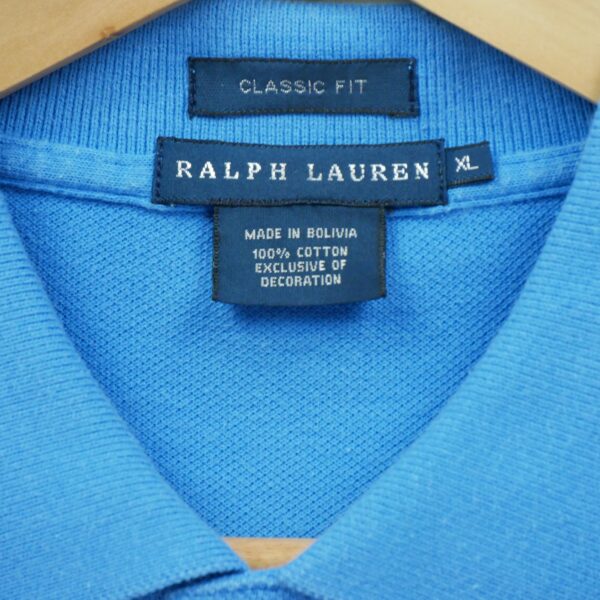 Polo manches courtes homme bleu clair Polo Ralph Lauren Col Polo