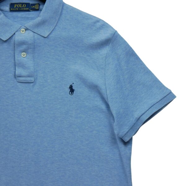 Polo manches courtes homme bleu clair Polo Ralph Lauren Motif chine Col Polo
