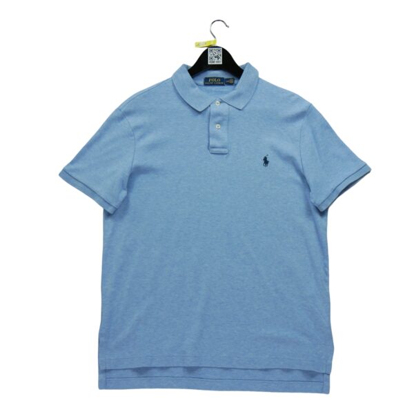 Polo manches courtes homme bleu clair Polo Ralph Lauren Motif chine Col Polo