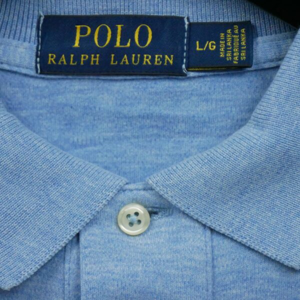 Polo manches courtes homme bleu clair Polo Ralph Lauren Motif chine Col Polo