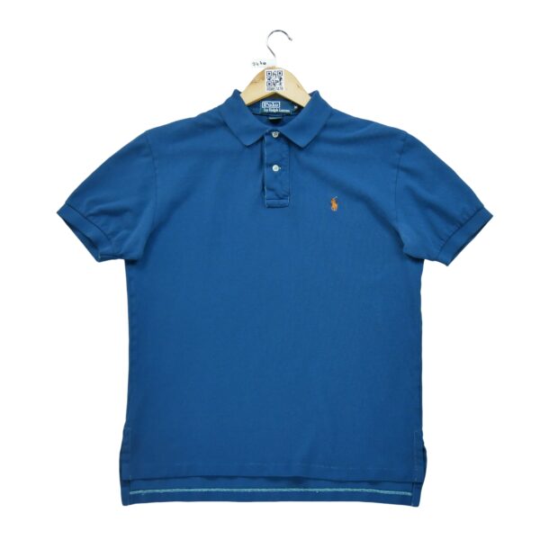 Polo manches courtes homme bleu Polo Ralph Lauren Col Polo