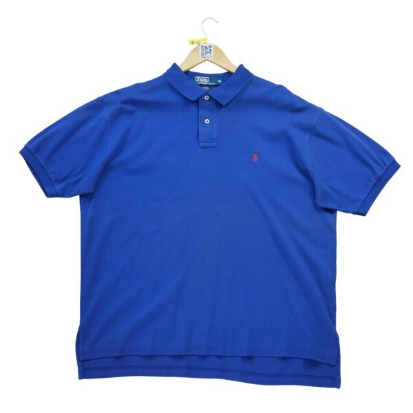 Polo manches courtes homme bleu Polo Ralph Lauren Col Polo