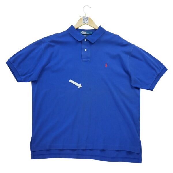 Polo manches courtes homme bleu Polo Ralph Lauren Col Polo