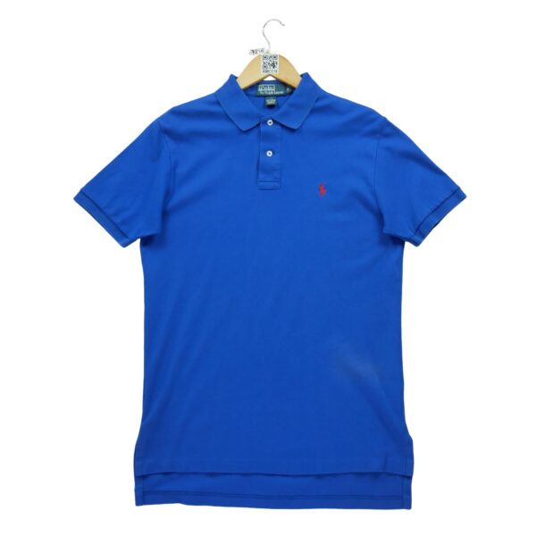 Polo manches courtes homme bleu Polo Ralph Lauren Col Polo
