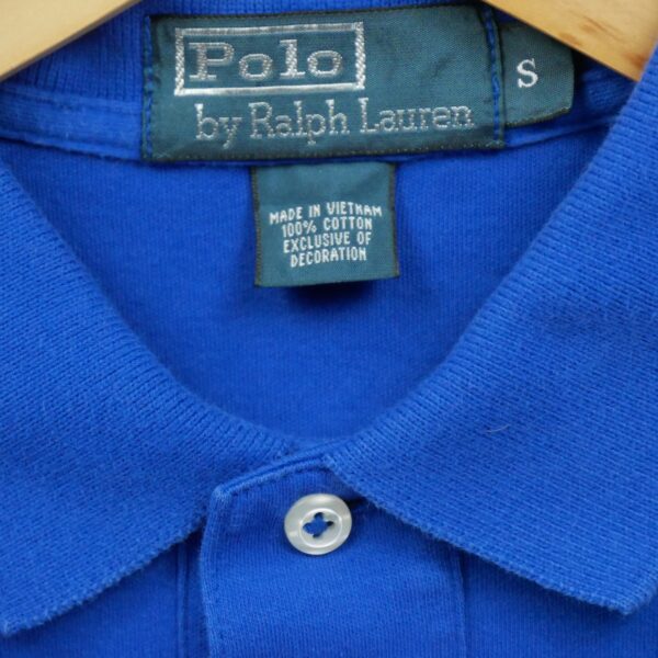 Polo manches courtes homme bleu Polo Ralph Lauren Col Polo