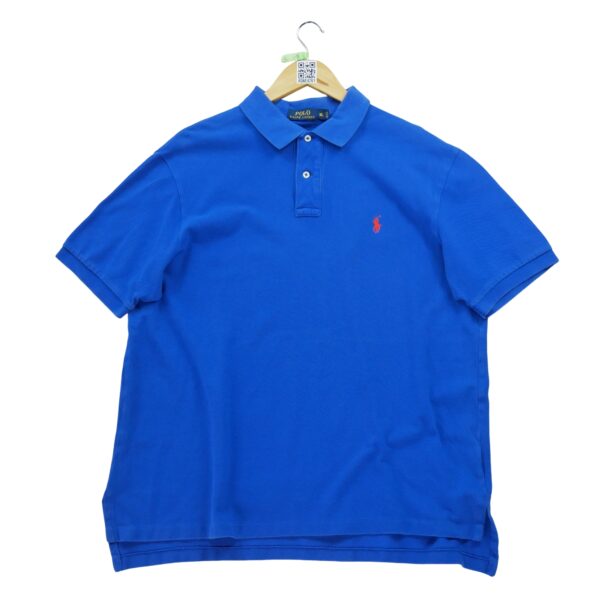 Polo manches courtes homme bleu Polo Ralph Lauren Col Polo