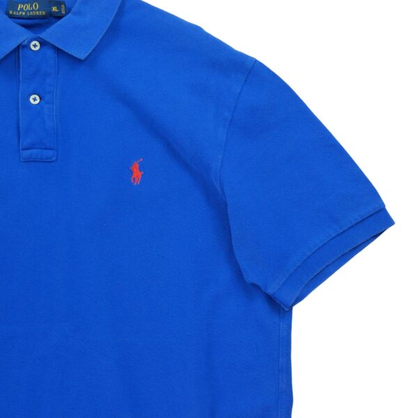 Polo manches courtes homme bleu Polo Ralph Lauren Col Polo