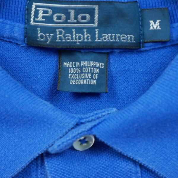 Polo manches courtes homme bleu Polo Ralph Lauren Motif imprime Col Polo