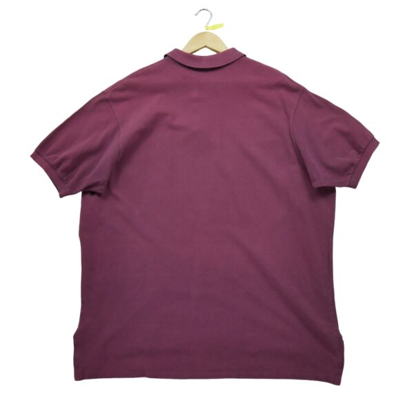 Polo manches courtes homme bordeaux Polo Ralph Lauren Col Polo