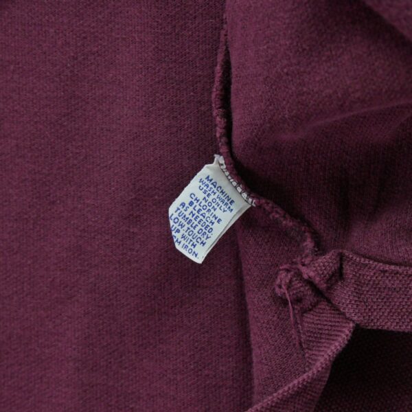 Polo manches courtes homme bordeaux Polo Ralph Lauren Col Polo
