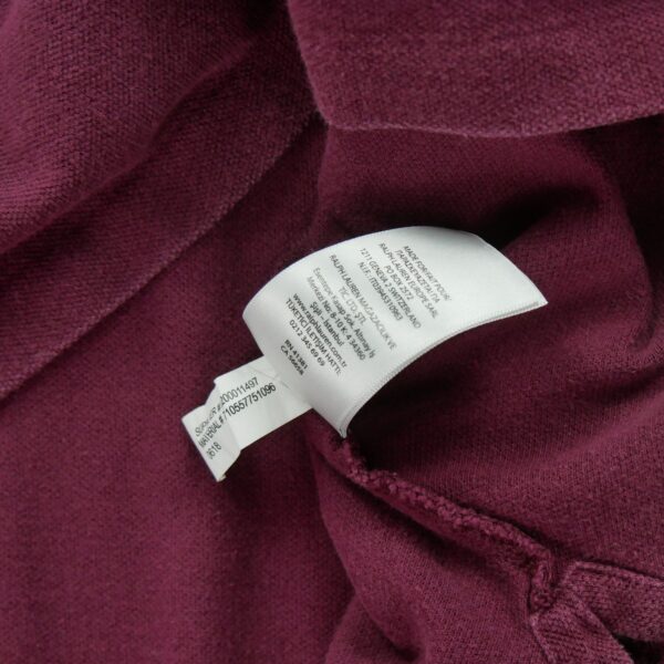 Polo manches courtes homme bordeaux Polo Ralph Lauren Col Polo