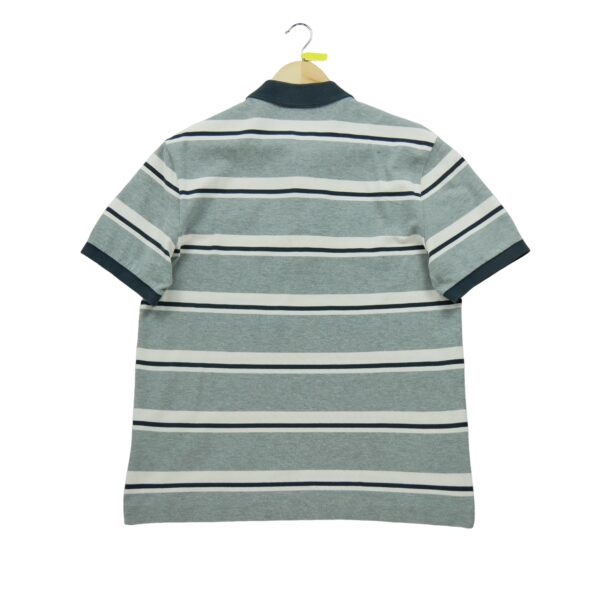 Polo manches courtes homme gris Lacoste Motif a rayures Col Polo