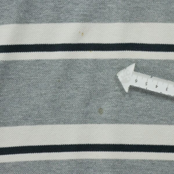 Polo manches courtes homme gris Lacoste Motif a rayures Col Polo