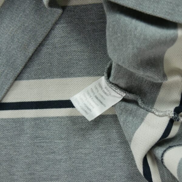 Polo manches courtes homme gris Lacoste Motif a rayures Col Polo