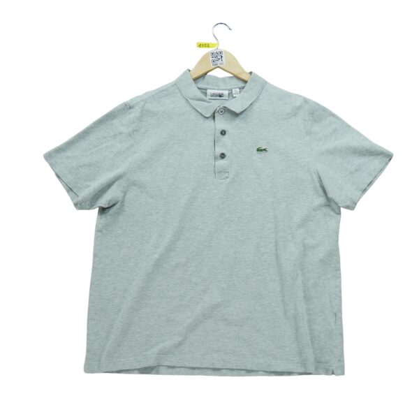 Polo manches courtes homme gris Lacoste Motif chine Col Polo