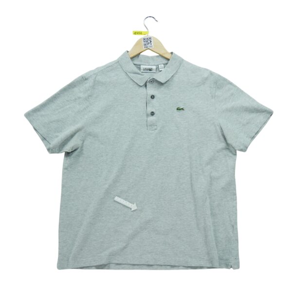 Polo manches courtes homme gris Lacoste Motif chine Col Polo