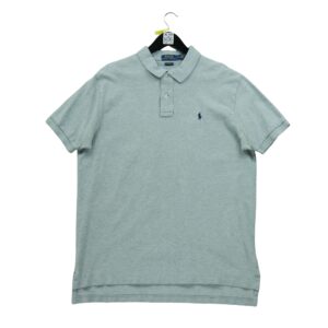 Polo manches courtes homme gris Polo Ralph Lauren Motif chine Col Polo