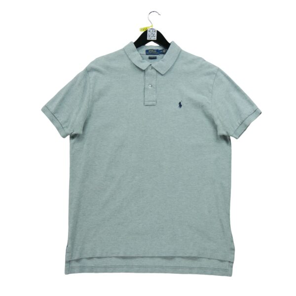 Polo manches courtes homme gris Polo Ralph Lauren Motif chine Col Polo