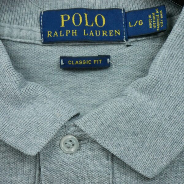 Polo manches courtes homme gris Polo Ralph Lauren Motif chine Col Polo