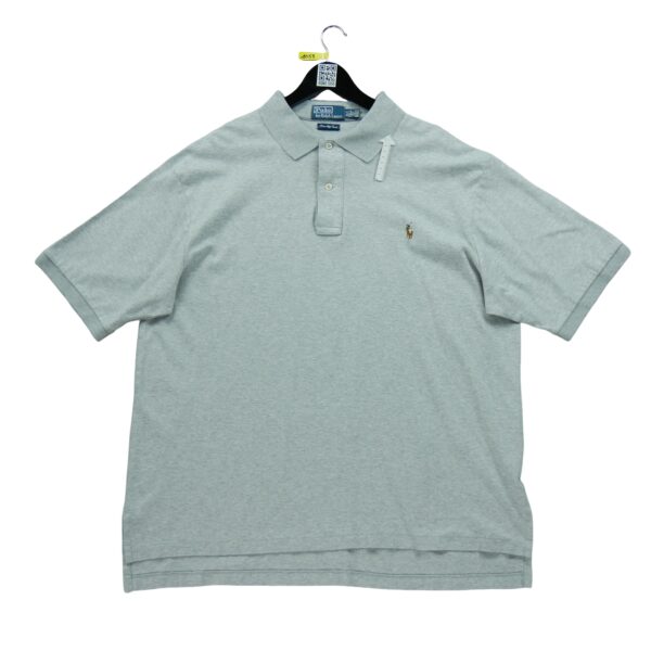 Polo manches courtes homme gris Polo Ralph Lauren Motif chine Col Polo