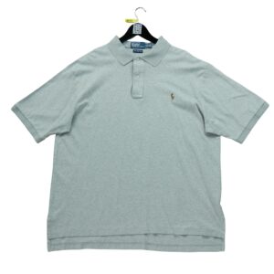 Polo manches courtes homme gris Polo Ralph Lauren Motif chine Col Polo