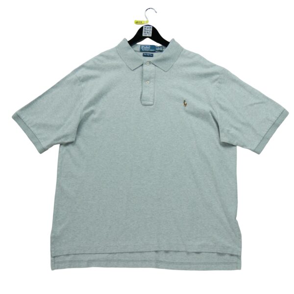 Polo manches courtes homme gris Polo Ralph Lauren Motif chine Col Polo