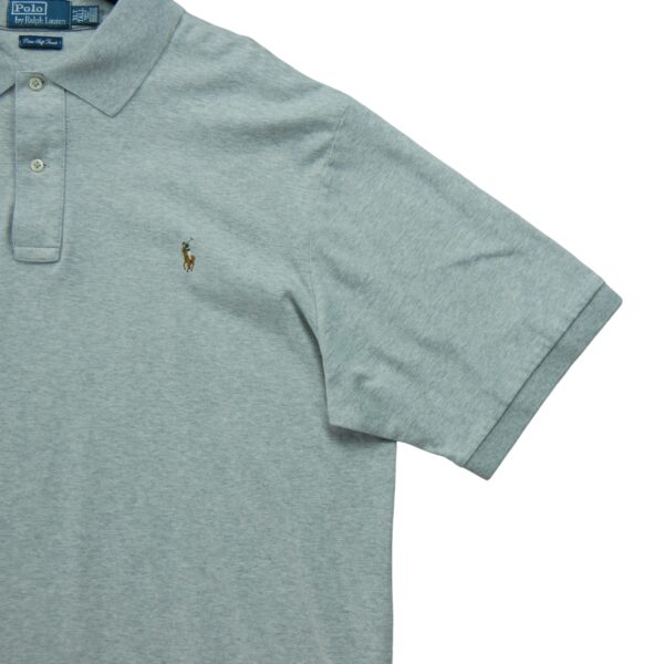 Polo manches courtes homme gris Polo Ralph Lauren Motif chine Col Polo