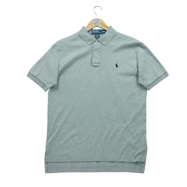 Polo manches courtes homme gris Polo Ralph Lauren Motif chine Col Polo