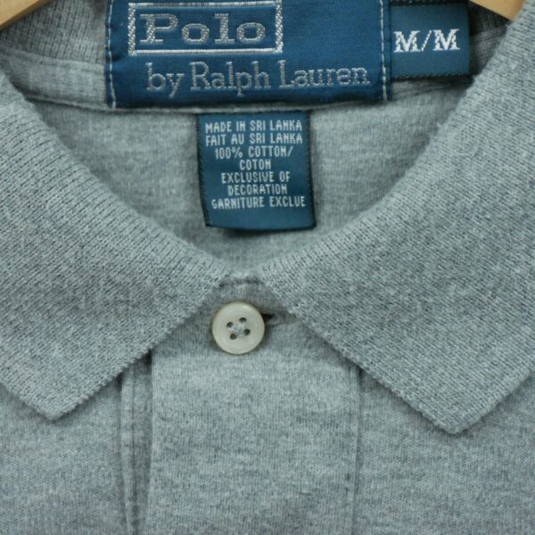 Polo manches courtes homme gris Polo Ralph Lauren Motif chine Col Polo