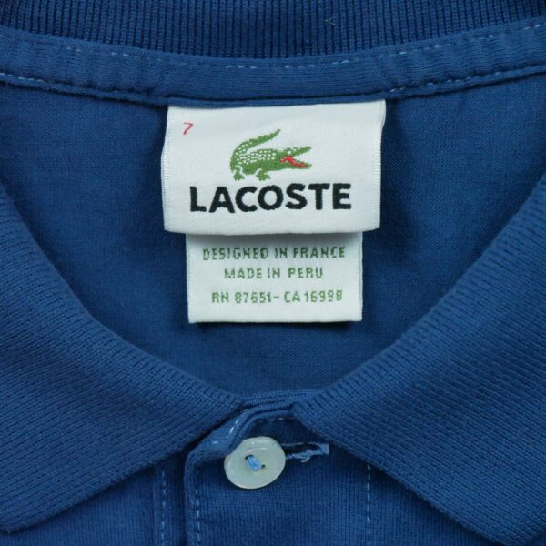 Polo manches courtes homme marine Lacoste Col Polo