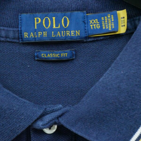 Polo manches courtes homme marine Polo Ralph Lauren Col Polo
