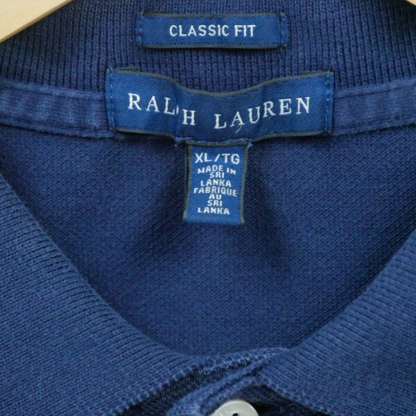 Polo manches courtes homme marine Polo Ralph Lauren Col Polo