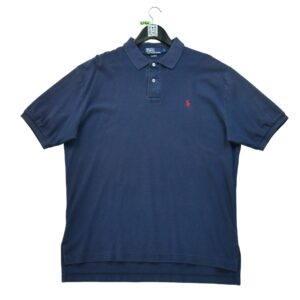 Polo manches courtes homme marine Polo Ralph Lauren Col Polo