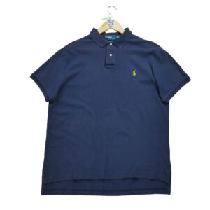Polo manches courtes homme marine Polo Ralph Lauren Col Polo