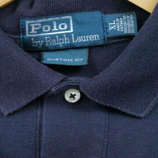 Polo manches courtes homme marine Polo Ralph Lauren Col Polo