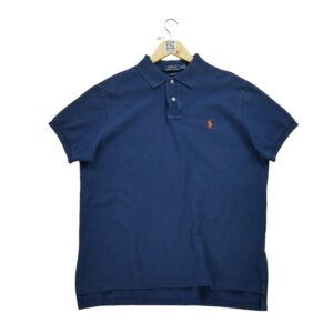 Polo manches courtes homme marine Polo Ralph Lauren Col Polo