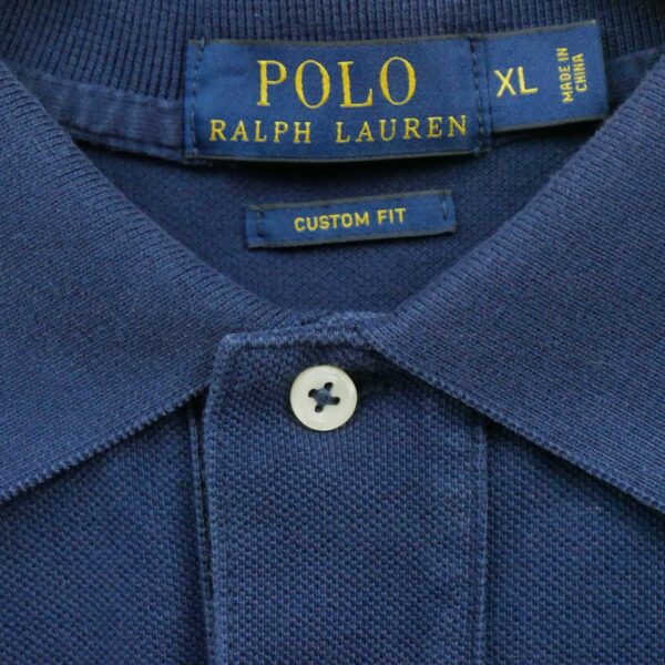 Polo manches courtes homme marine Polo Ralph Lauren Col Polo