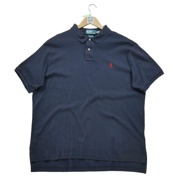 Polo manches courtes homme marine Polo Ralph Lauren Col Polo