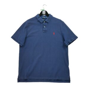 Polo manches courtes homme marine Polo Ralph Lauren Col Polo