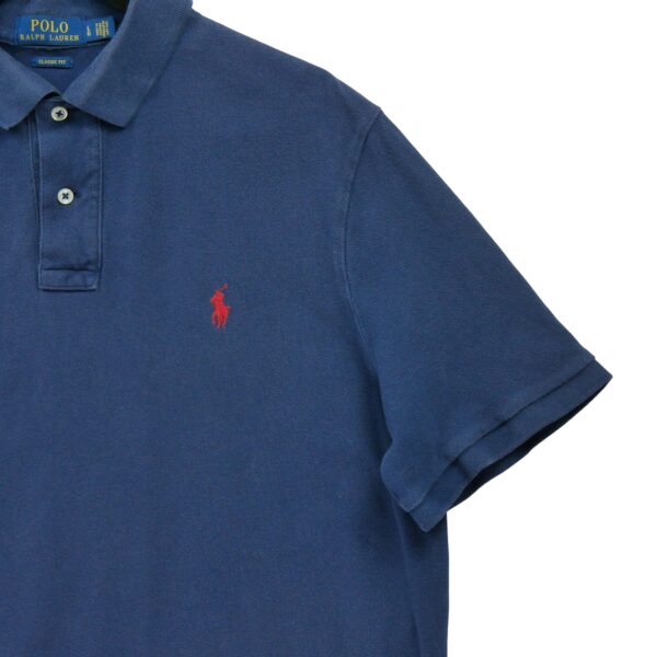 Polo manches courtes homme marine Polo Ralph Lauren Col Polo