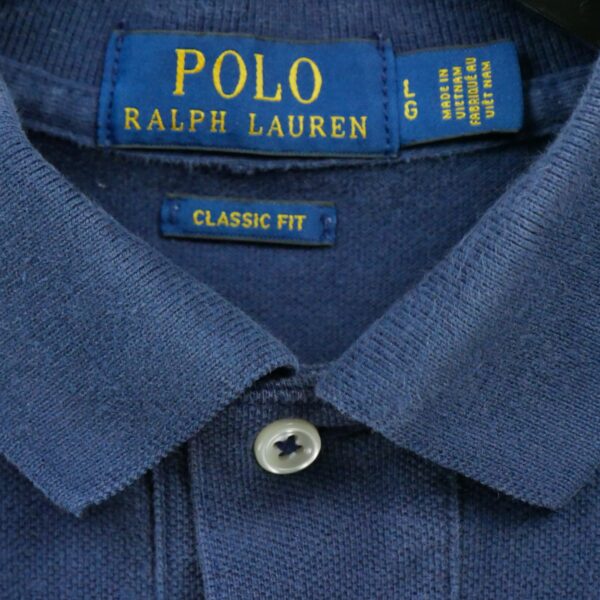 Polo manches courtes homme marine Polo Ralph Lauren Col Polo