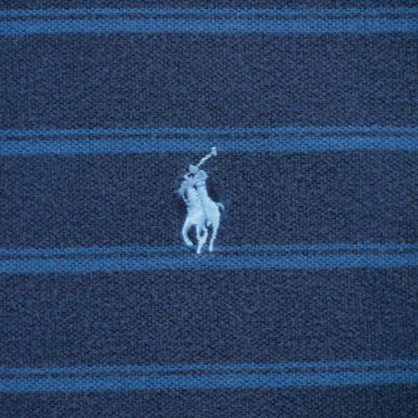 Polo manches courtes homme marine Polo Ralph Lauren Motif a rayures Col Polo