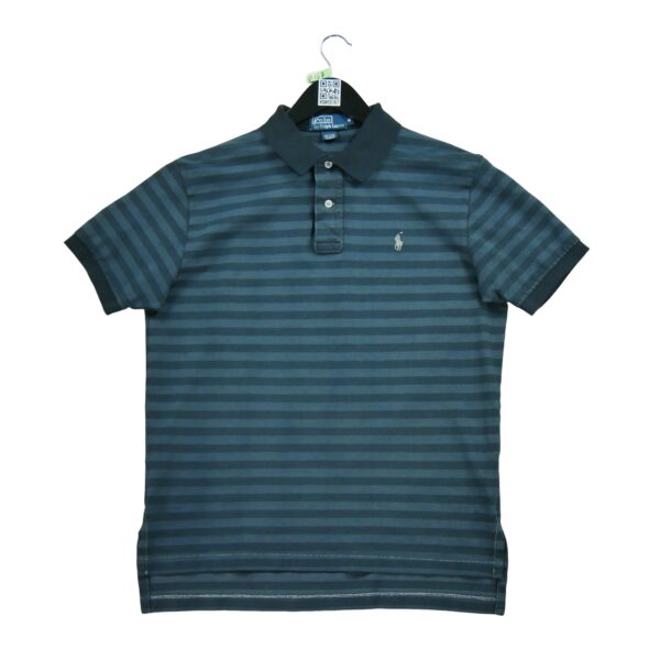 Polo manches courtes homme marine Polo Ralph Lauren Motif a rayures Col Polo