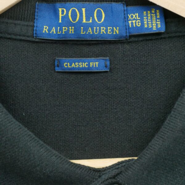 Polo manches courtes homme noir Polo Ralph Lauren Col Polo