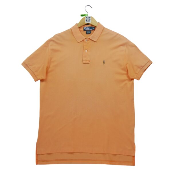 Polo manches courtes homme orange Polo Ralph Lauren Col Polo