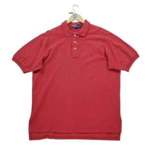 Polo manches courtes homme rouge Polo Ralph Lauren Col Polo