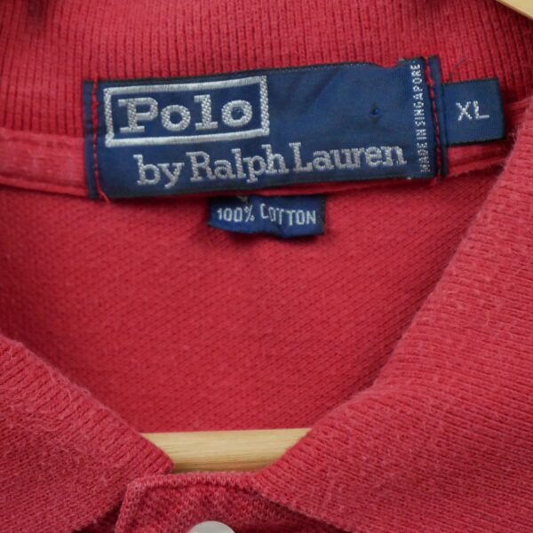 Polo manches courtes homme rouge Polo Ralph Lauren Col Polo