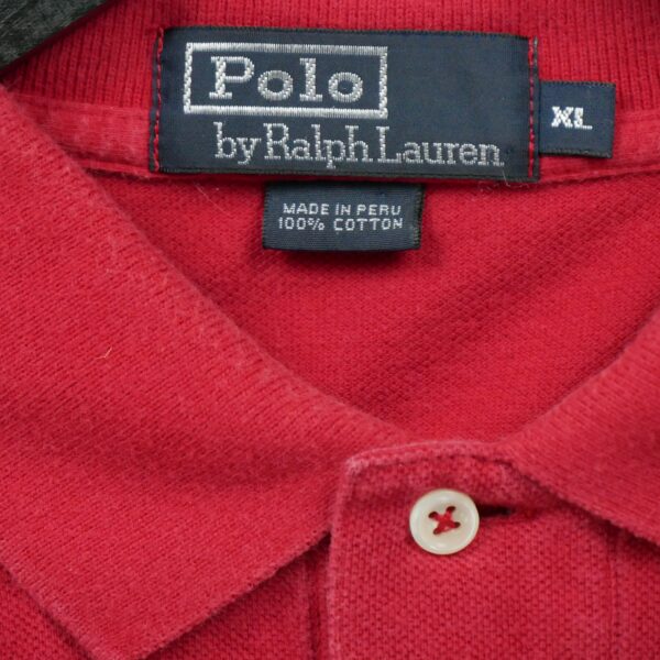 Polo manches courtes homme rouge Polo Ralph Lauren Col Polo